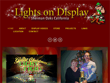 Tablet Screenshot of lightsondisplay.com
